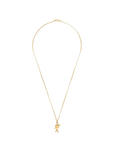AMI Paris brass arrow necklace Gold H26UJW461HW0008