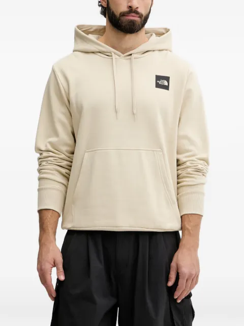 The North Face logo-patch drawstring hoodie Neutrals NF0A8G9EDOM