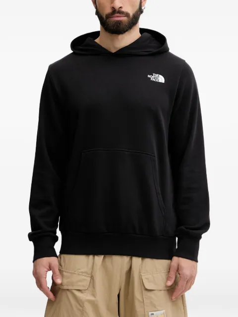 The North Face logo-print pouch-pocket hoodie Black NF0A8GA8JK3