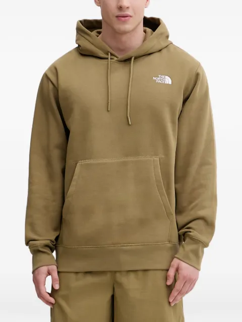 The North Face logo-print drawstring hoodie Neutrals NF0A89ES2EL