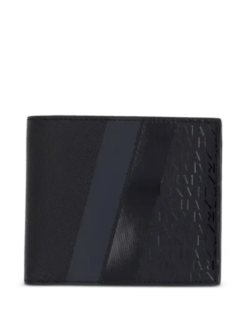 Armani Exchange logo-embossed bifold wallet Black XM000168AF11935
