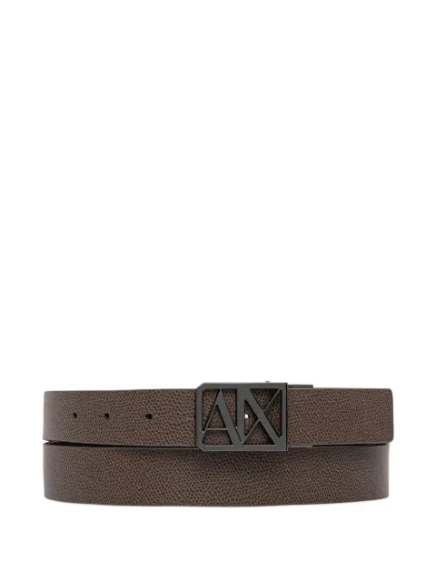 Armani Exchange logo-plaque belt Brown XM002659AF22849
