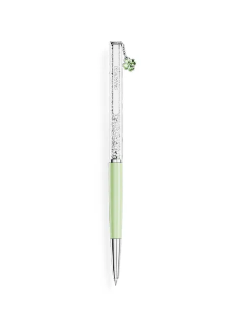 Swarovski crystal-embellished clover-charm pen Silver 5732973