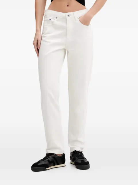 Karl Lagerfeld Jeans logo-patch jeans White B2W10096D15