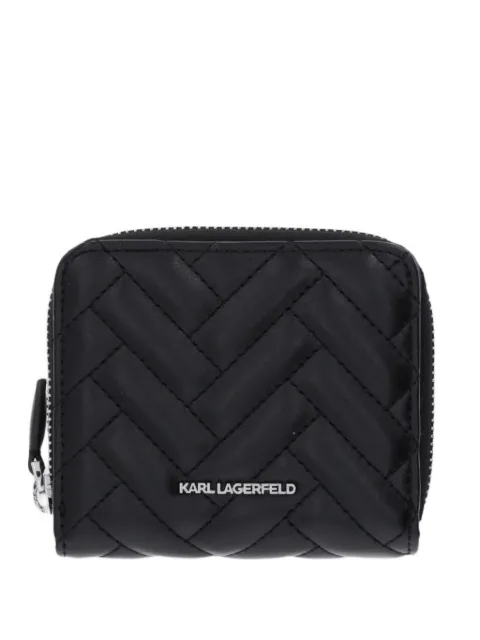 Karl Lagerfeld K/BRICK quilted wallet Black B1W32024999