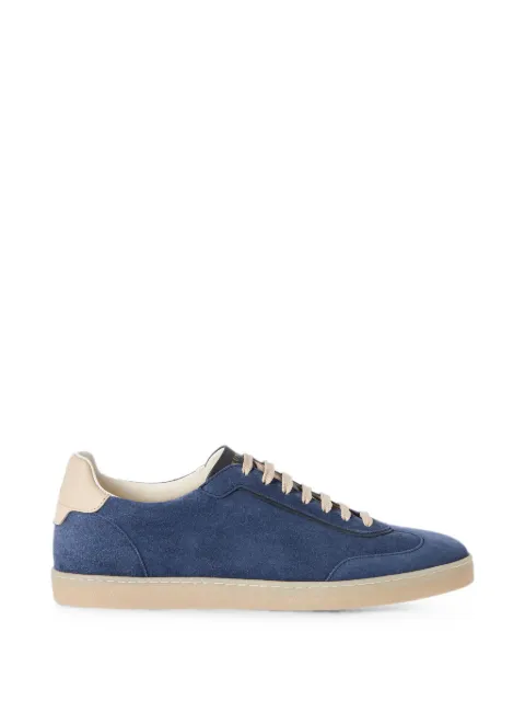 Brunello Cucinelli suede sneakers Blue MZUMGLJ336CHJ48