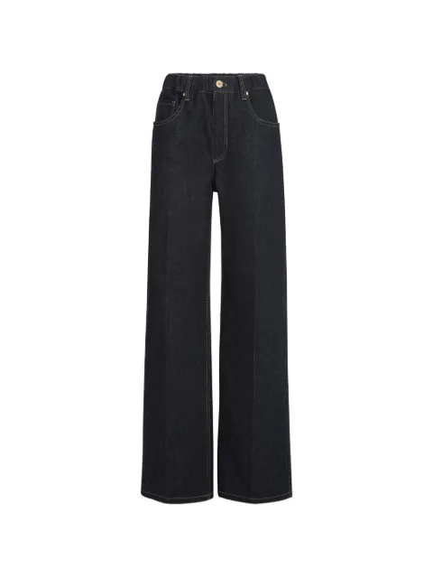 Brunello Cucinelli no-fade denim contemporary trousers with Monili Blue ML134P4108C001