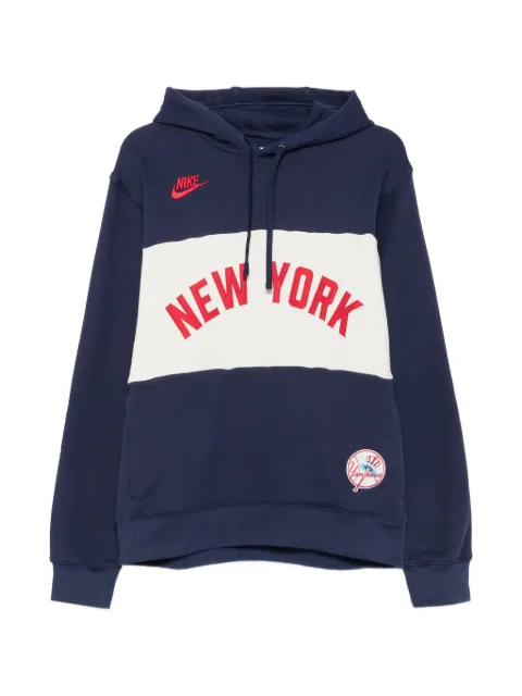 Nike x MLB Cooperstown Legacy New York Yankees drawstring hoodie Blue 040E0H6YN27