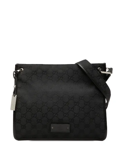 Gucci Pre-Owned 2000-2015 GG Canvas crossbody bag Black 24E3US9Y1XENOVVR