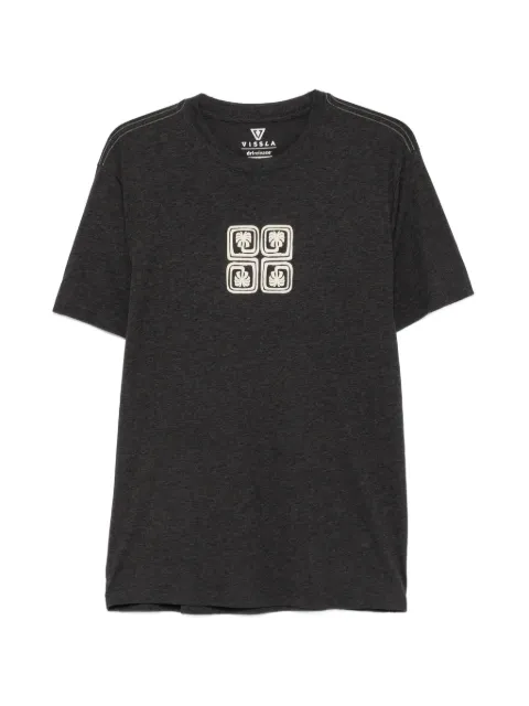 VISSLA logo-print short-sleeve T-shirt Grey M431CLOS