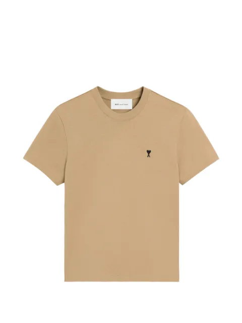 AMI Paris cotton T-shirt Neutrals H26HTS346724