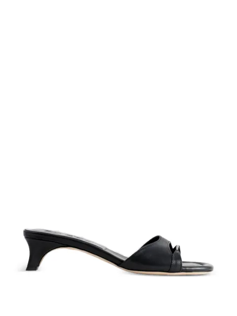 BY FAR Babygirl leather sandals Black 15296391872899