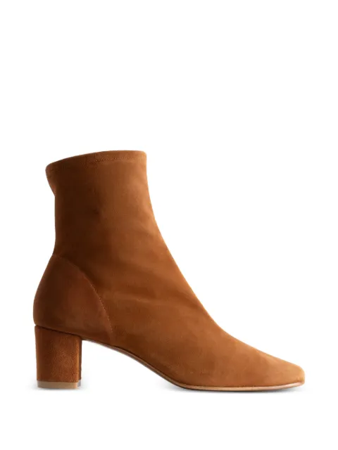 BY FAR Sofia suede ankle boots Brown 15298573238659