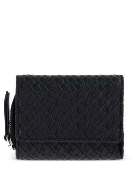 Armani Exchange logo-debossed wallet Black XW002601AF22632