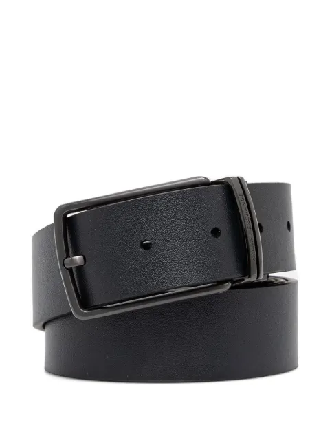 Armani Exchange grained leather belt Black XM002836AF24982