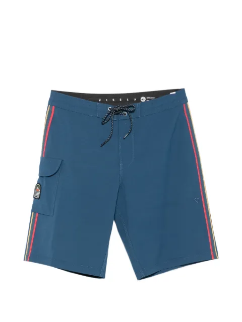VISSLA Long Sets side-stripe swim shorts Blue M1203LOS