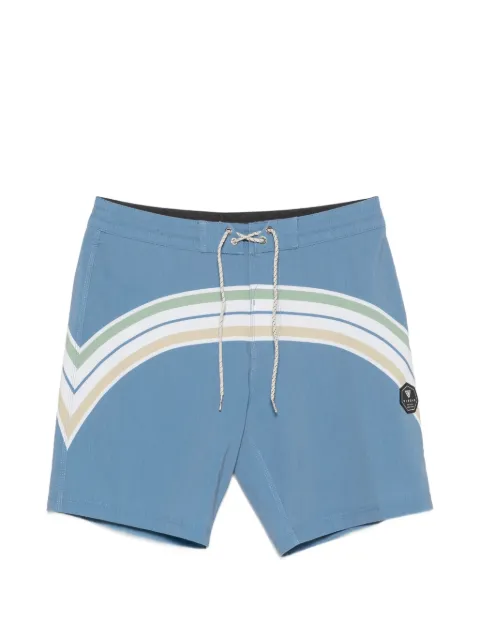 VISSLA Latitude striped swim shorts Blue M121CLAT