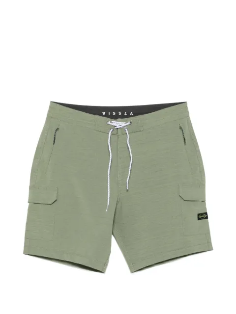VISSLA Roamer cargo swim shorts Green M108CROA