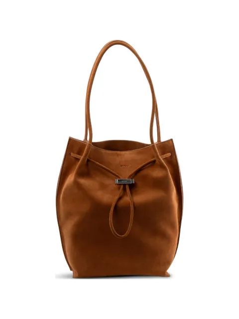 BY FAR Kayla suede tote bag Brown 15299676078467