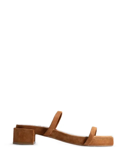 BY FAR Tanya suede sandals Brown 15296418283907