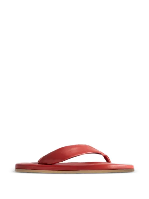BY FAR Dasha 2.0 leather sandals Red 15296282689923