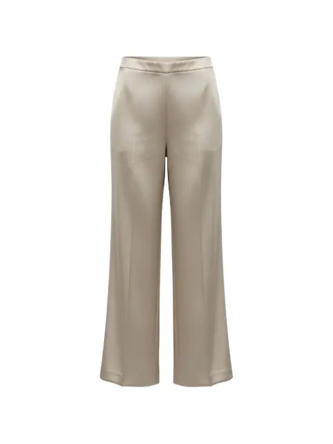 Black Label satin-finish trousers Neutrals 39354331