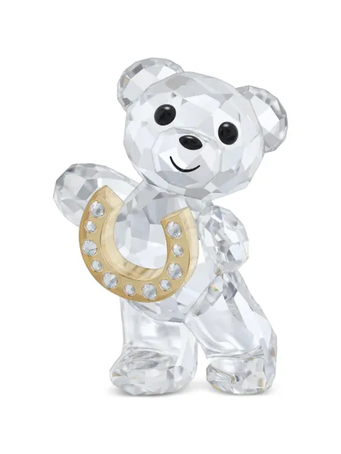Swarovski Lucky Horseshoe Bear Kris figurine White 5720459