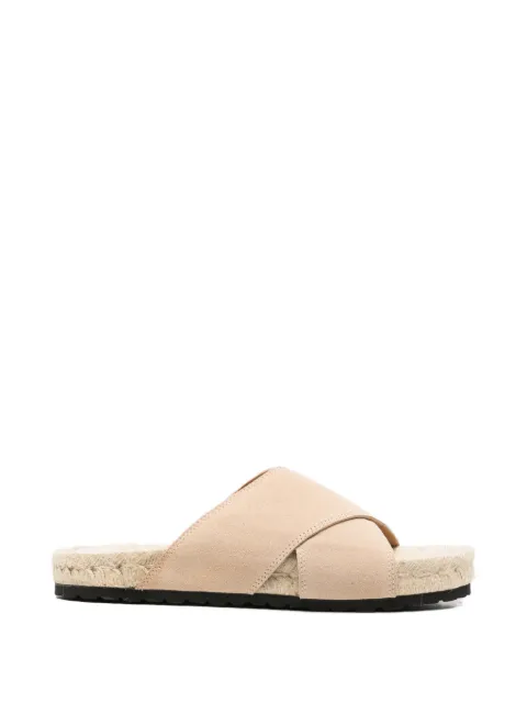 Manebi crossover-strap espadrilles Neutrals K11DX
