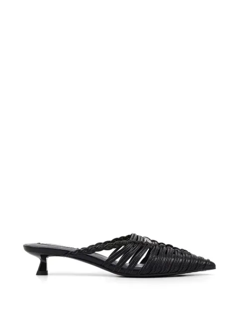 Karl Lagerfeld caged pointed-toe mules Black KL30108A000