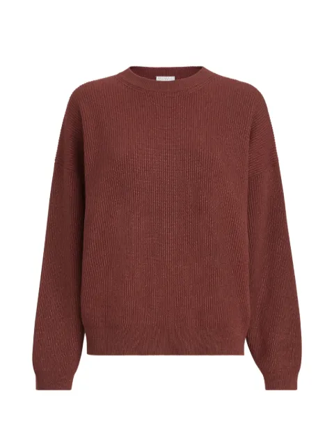 Brunello Cucinelli sparkling cashmere sweater Brown M1E224720CGG31