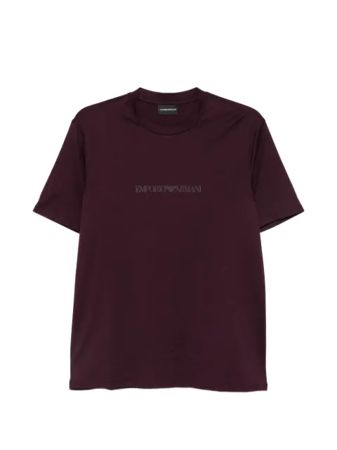 Emporio Armani logo-print T-shirt Purple EM004583AF13669
