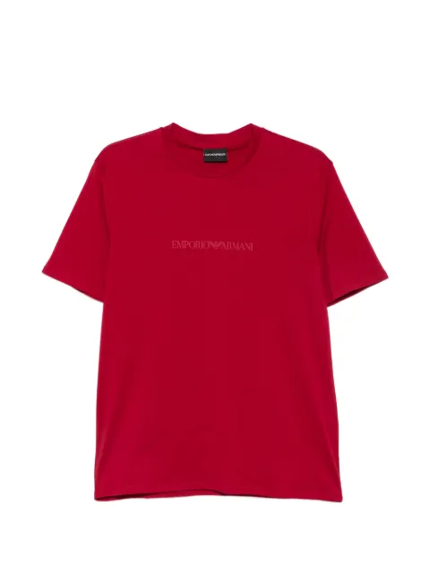 Emporio Armani logo-print short-sleeve T-shirt Red EM004583AF13669