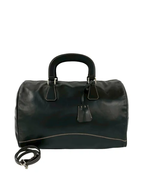 Prada Pre-Owned 2000-2013 Soft Calf Boston Bag satchel Black F8ZBWF1JH3BAVJYA