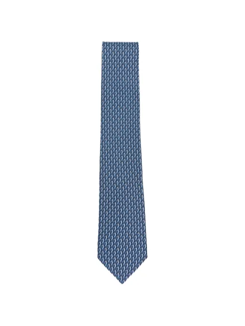 Ferragamo silk tie Blue 794963