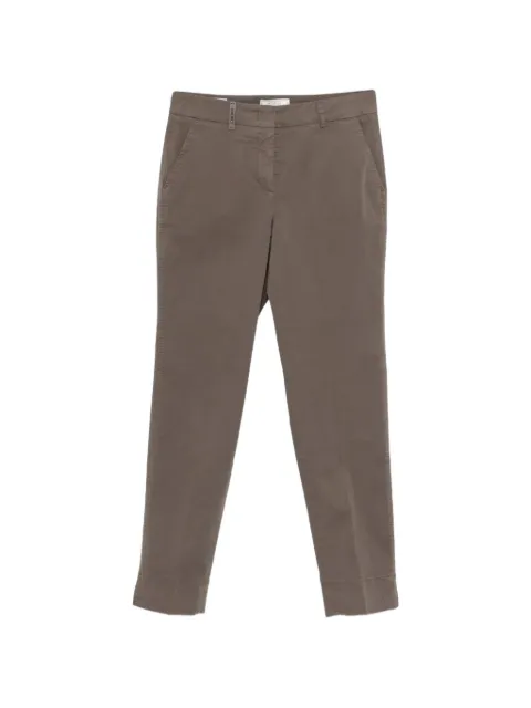 Peserico straight-leg trousers Brown A04718T2302481
