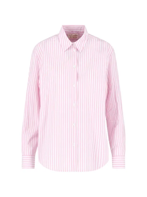 MC2 Saint Barth full-sleeve striped shirt Pink MDH00100723L