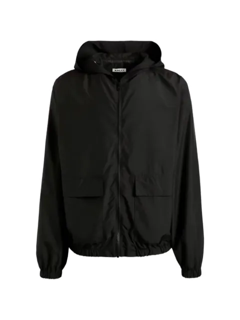 Bally hooded flap-pocket jacket Black MOU0CKPL200