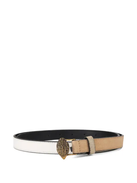 Kurt Geiger London eagle-head buckle belt White 5255815129