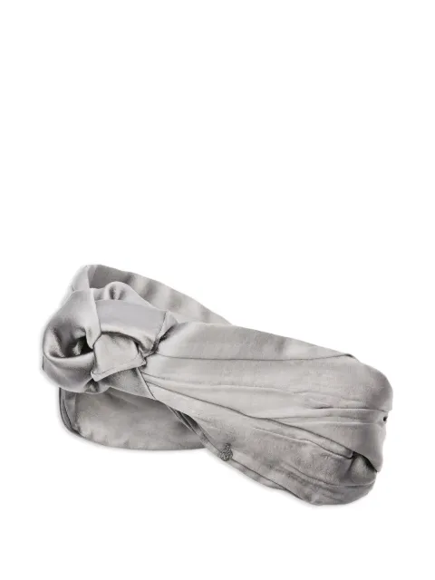 Maison Michel Elza knotted headband Grey 2276004001