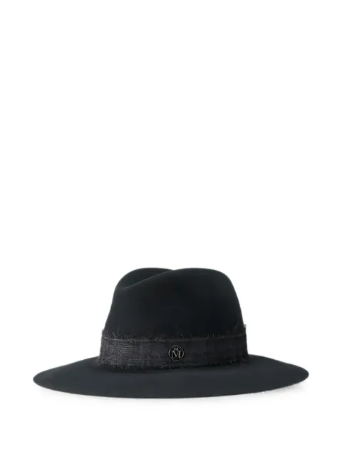 Maison Michel Zango fedora hat Grey 1114055001