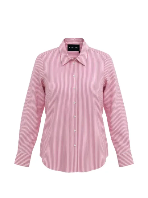 Black Label striped long-sleeve shirt Pink 48254394