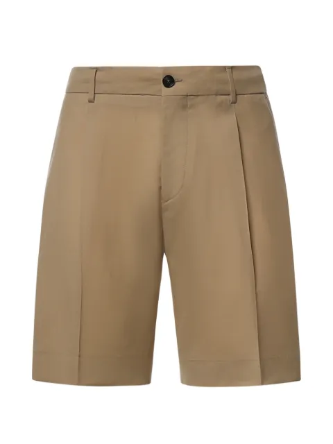BE ABLE pleated-detail tailored shorts Brown RICHARDMTBEIGE