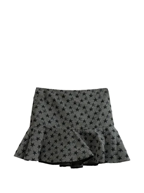 Red Valentino Vintage Stars Accent A-line skirt Grey RFCPUGBCL738469W