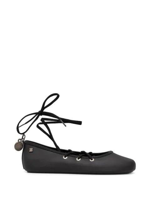 Melissa lace-up ballet flats Black 38020