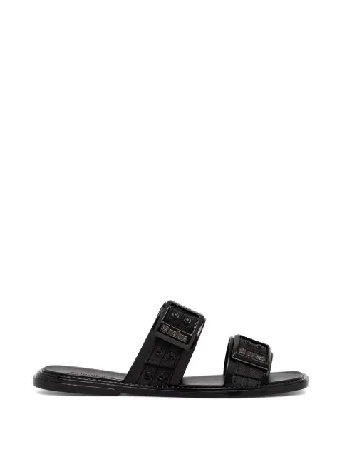 Melissa buckle-fastening eyelet-detail sandals Black 37800