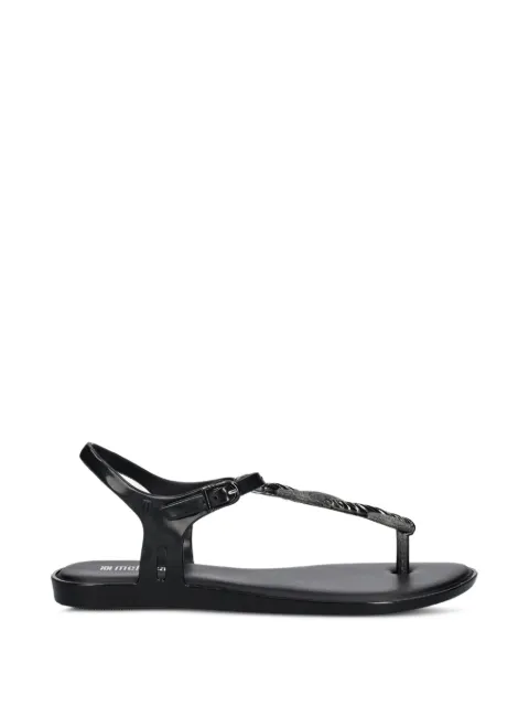 Melissa Solar Twist AD braided-strap buckle-fastening sandals Black 36042