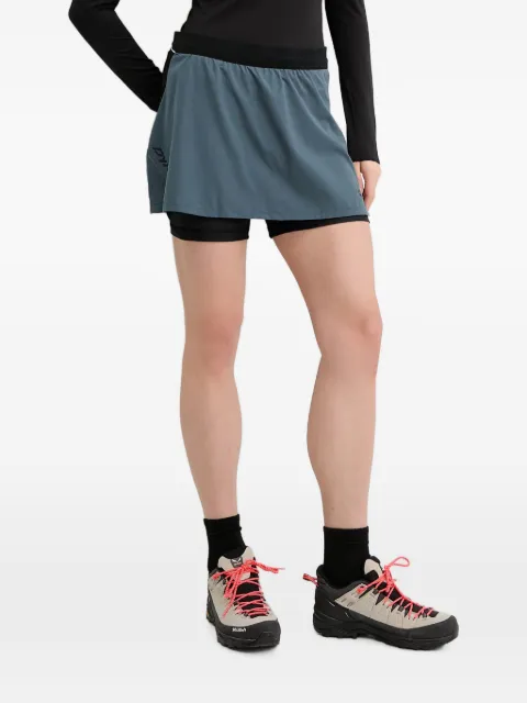 DYNAFIT logo-print panelled skirt Blue 80000071643