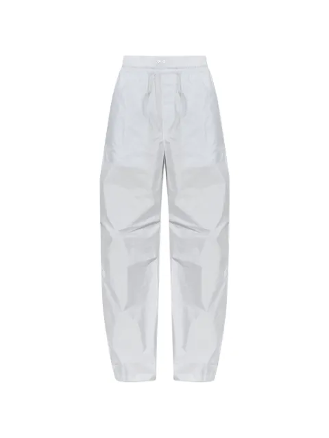 Alexander Wang boxer waist mid-rise track pants White 1WC3264041