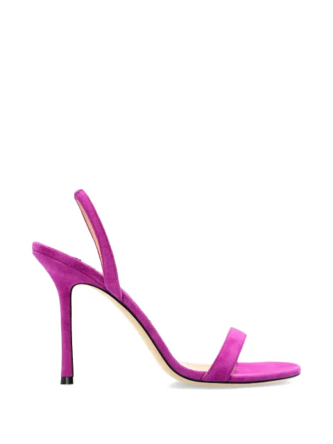 Jimmy Choo Jenn 100 violet orchid suede sandals Pink JENN100SUE