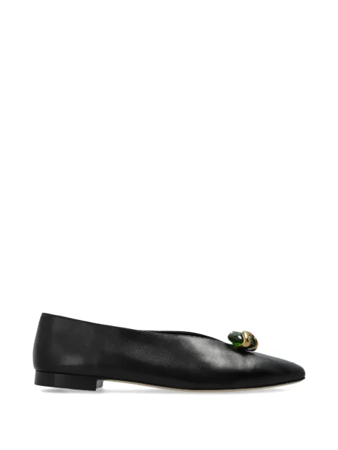 Jimmy Choo Margot embellished ballet flats Black MARGOTFLATEPF